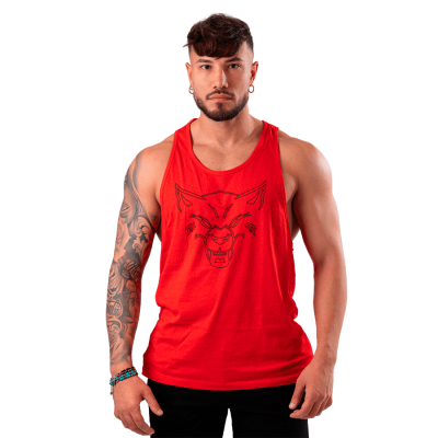 WOLF RED POWER TANK TOP